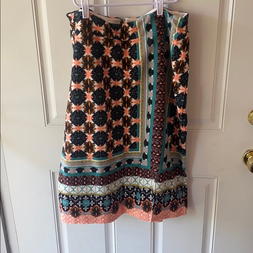Anthropologie stretchy lined pencil skirt